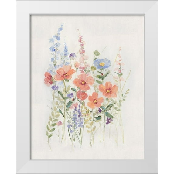 Swatland, Sally 12x14 White Modern Wood Framed Museum Art Print Titled - Sweet Summer Picks I