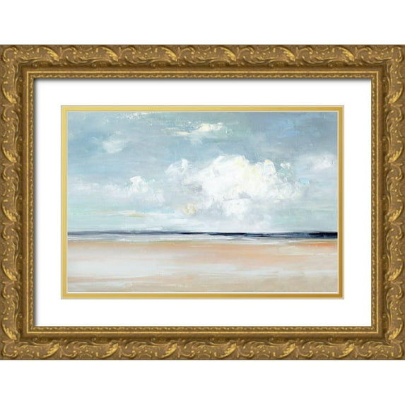 Swatland, Sally 14x11 Gold Ornate Wood Framed with Double Matting Museum Art Print Titled - Ocean Vista