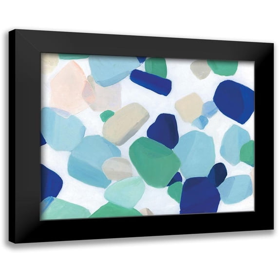 Swatland, Sally 14x12 Black Modern Framed Museum Art Print Titled - Seaglass Symphony