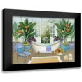 thumbnail image 1 of Swatland, Sally 14x12 Black Modern Framed Museum Art Print Titled - Tropical Island, 1 of 5