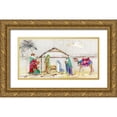 thumbnail image 1 of Swatland, Sally 14x9 Gold Ornate Wood Framed with Double Matting Museum Art Print Titled - Nativity, 1 of 4