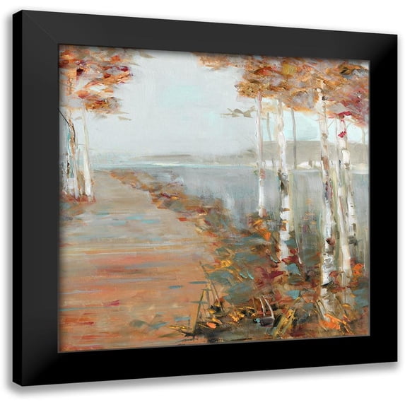 Swatland, Sally 15x15 Black Modern Framed Museum Art Print Titled - Birch Walk II