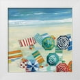 thumbnail image 1 of Swatland, Sally 15x15 White Modern Wood Framed Museum Art Print Titled - Beach Fun II, 1 of 4