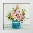 thumbnail image 1 of Swatland, Sally 15x15 White Modern Wood Framed Museum Art Print Titled - Cottage Garden I, 1 of 4