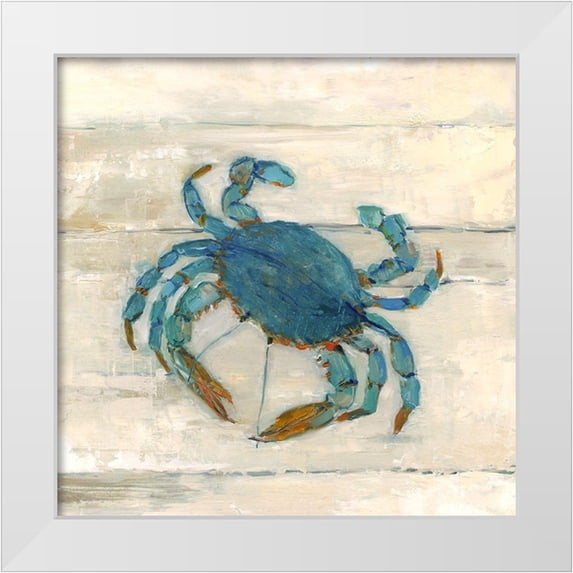 Swatland, Sally 15x15 White Modern Wood Framed Museum Art Print Titled - Wake Up Crabby