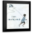 thumbnail image 1 of Swatland, Sally 15x18 Black Modern Framed Museum Art Print Titled - Boy Flying Kite, 1 of 5