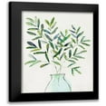 thumbnail image 1 of Swatland, Sally 15x18 Black Modern Framed Museum Art Print Titled - Spring Greenery Arrangement II, 1 of 5