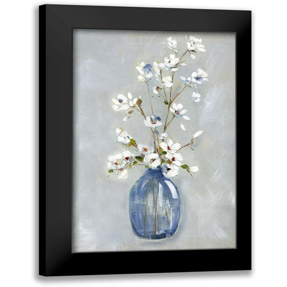 Swatland, Sally 17x24 Black Modern Framed Museum Art Print Titled - Cottage Blooming I