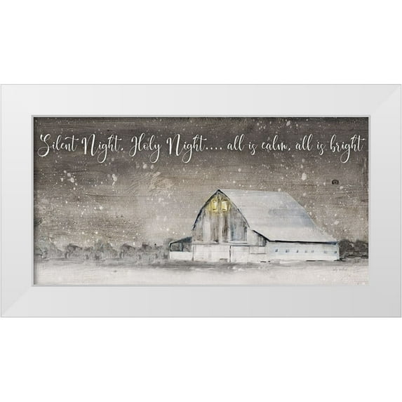 Swatland, Sally 18x11 White Modern Wood Framed Museum Art Print Titled - Silent Night
