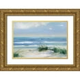 thumbnail image 1 of Swatland, Sally 18x13 Gold Ornate Wood Framed with Double Matting Museum Art Print Titled - Coastal Breezes, 1 of 4