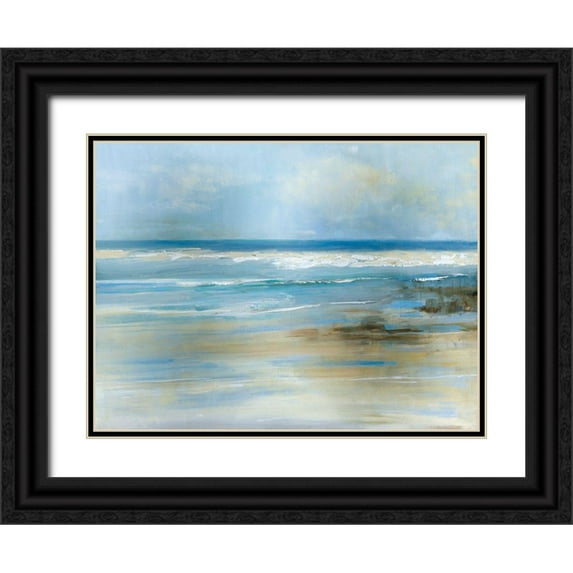 Swatland, Sally 18x15 Black Ornate Wood Framed with Double Matting Museum Art Print Titled - Ocean Breeze