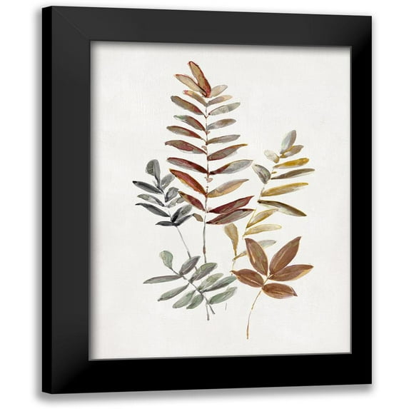 Swatland, Sally 19x24 Black Modern Framed Museum Art Print Titled - Autumn Leaves I