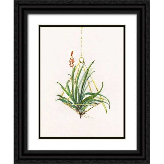 Swatland, Sally 19x24 Black Ornate Wood Framed with Double Matting Museum Art Print Titled - Gardenaire I