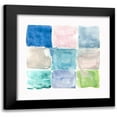 thumbnail image 1 of Swatland, Sally 20x20 Black Modern Framed Museum Art Print Titled - Pastel Intersection I, 1 of 5