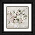 thumbnail image 1 of Swatland, Sally 20x20 Black Ornate Wood Framed with Double Matting Museum Art Print Titled - Soft and Sweet Summer Blooms, 1 of 4