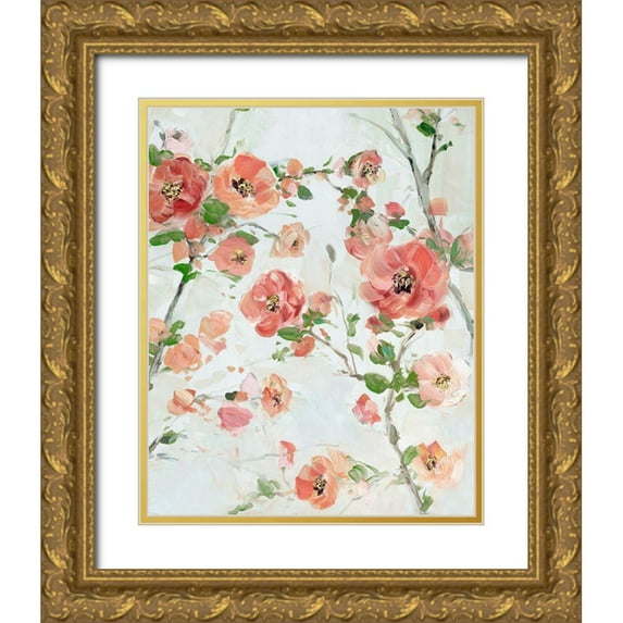 Swatland, Sally 20x24 Gold Ornate Wood Framed with Double Matting Museum Art Print Titled - Farmhouse Sprig II