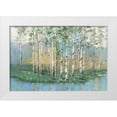 thumbnail image 1 of Swatland, Sally 24x17 White Modern Wood Framed Museum Art Print Titled - Birch Reflections Revisited, 1 of 4