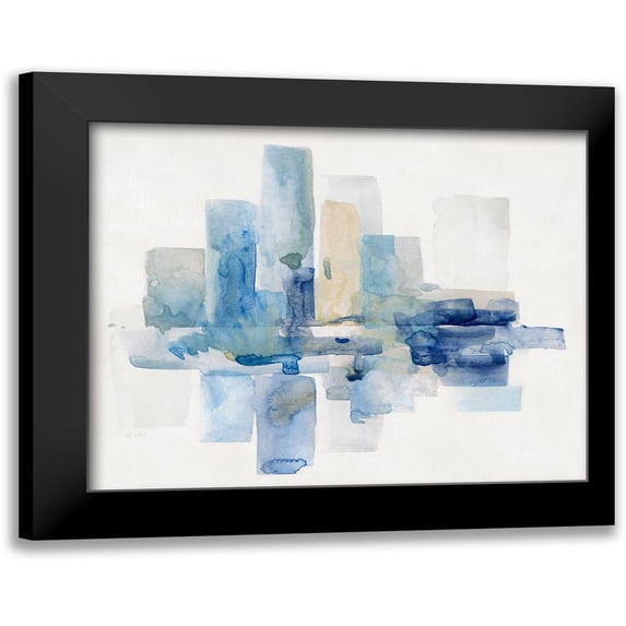 Swatland, Sally 24x20 Black Modern Framed Museum Art Print Titled - Soft Skyline I