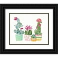 thumbnail image 1 of Swatland, Sally 24x20 Black Ornate Wood Framed with Double Matting Museum Art Print Titled - Cacti Conglomerate II, 1 of 4