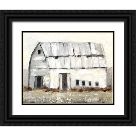 Swatland, Sally 24x20 Black Ornate Wood Framed with Double Matting Museum Art Print Titled - High Summer