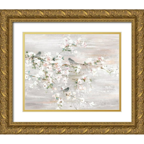 Swatland, Sally 24x20 Gold Ornate Wood Framed with Double Matting Museum Art Print Titled - Magical Morning