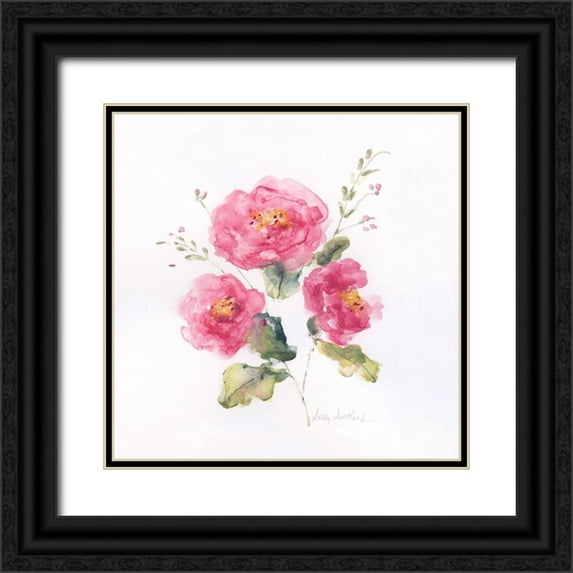 Swatland, Sally 26x26 Black Ornate Wood Framed with Double Matting Museum Art Print Titled - A Sweet Scent I