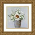 thumbnail image 1 of Swatland, Sally 26x26 Gold Ornate Wood Framed with Double Matting Museum Art Print Titled - Country Romance II, 1 of 4