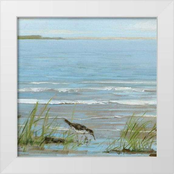 Swatland, Sally 26x26 White Modern Wood Framed Museum Art Print Titled - Afternoon On The