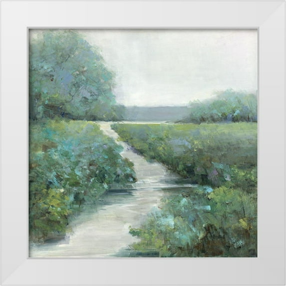 Swatland, Sally 26x26 White Modern Wood Framed Museum Art Print Titled - Magic in the Morning
