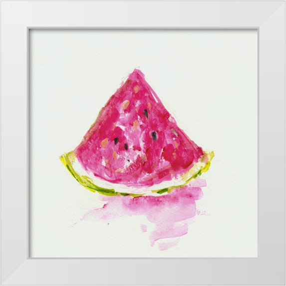 Swatland, Sally 26x26 White Modern Wood Framed Museum Art Print Titled - Summer Slice I