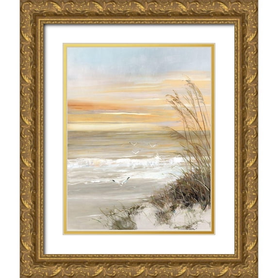 Swatland, Sally 26x32 Gold Ornate Wood Framed with Double Matting Museum Art Print Titled - Summer Solstice