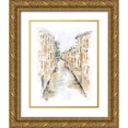 thumbnail image 1 of Swatland, Sally 26x32 Gold Ornate Wood Framed with Double Matting Museum Art Print Titled - Venice Memories II, 1 of 4