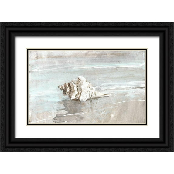 Swatland, Sally 32x22 Black Ornate Wood Framed with Double Matting Museum Art Print Titled - Wahsed Ashore I
