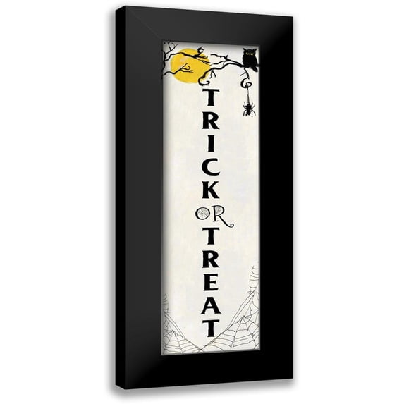 Swatland, Sally 8x18 Black Modern Framed Museum Art Print Titled - Trick or Treat Web