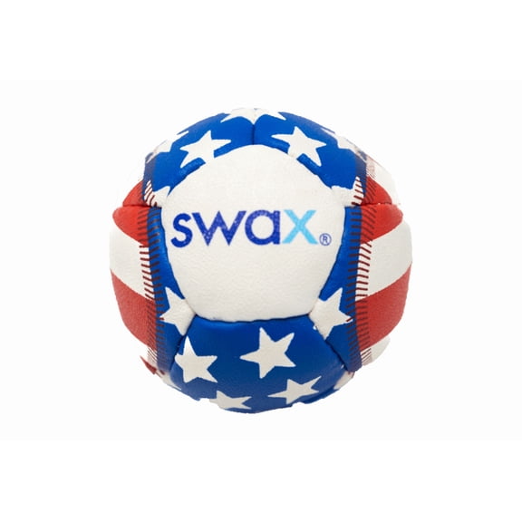 Swax Training Baseball – Stars & Stripes Edition, Regulation Size & Weight, Soft Indoor/Outdoor Practice Ball for Kids & Youth Players