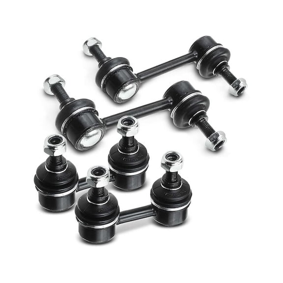 Sway Bar Link Kit 4 - Compatible with 1993 - 2002 Toyota Corolla 1994 1995 1996 1997 1998 1999 2000 2001