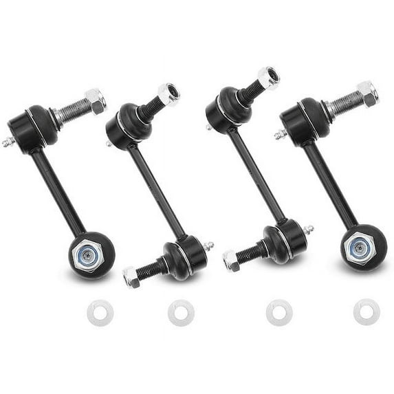 Sway Bar Link Kit 4 - Compatible with 2004 - 2007 Chevrolet Trailblazer - Autopart Premium