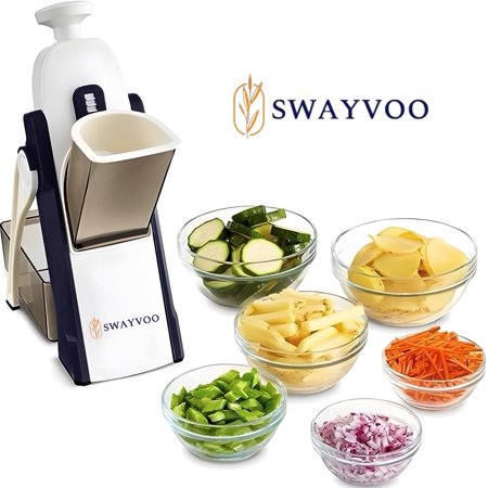 Swayvoo Safe Slicer Vegetable Dicer Vegetable Chopper Mandoline Slicer