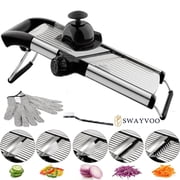 Swayvoo Stainelss Steel Mandoline Slicer Vegetable Chopper Potato Slicer