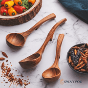 Swayvoo Wooden Ladle Set 3-Piece - rated 4.8 stars from 15 reviews