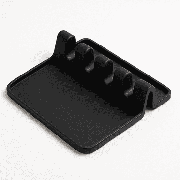Swayvoo silicone Spoon Rest with 4 Slots – Heat-Resistant Utensil Holder for Kitchen Countertops & Stovetops – Non-Slip, Dishwasher Safe Kitchen Gadget & Essential Cooking Tool Organizer