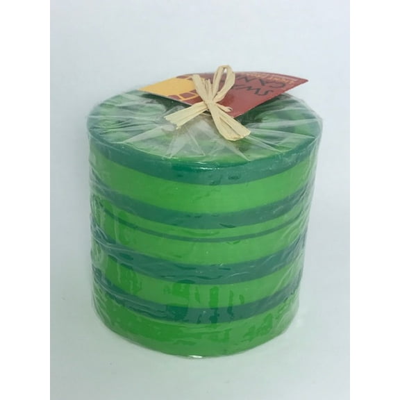 Swazi Candles, Pillar Green Lollipop