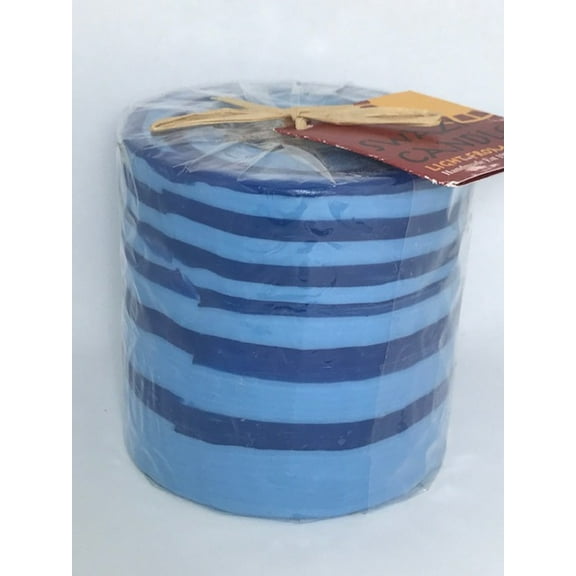Swazi Candlles, Pillar Blue Lollipop