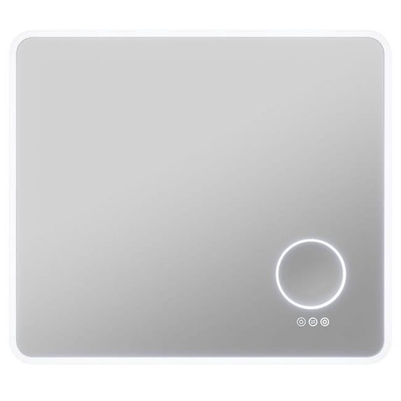 Anzzi Ba-Lmdfx013al 32" W X 28" H Transitional Rectangular Frameless Bathroom Wall Mirror