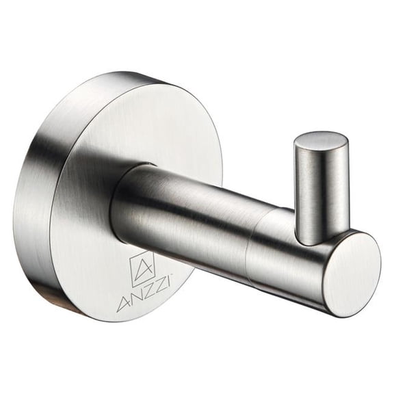 Swcorp AC-AZ003BN Caster Series Robe Hook in Brushed Nickel