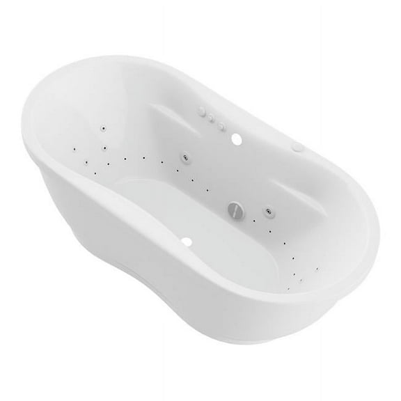 Swcorp FT-AZ102 6 ft. Lori Whirlpool & Air Bath Tub in White