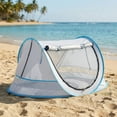 thumbnail image 1 of SweHouse Baby Beach Tent,Portable Shade Pool UV Protection Sun Shelter for Infant,Baby Travel Tent with Net,Indoor Baby Play Tent,UPF 50+ UV Protection Sun Shelters for Infants (Silver), 1 of 8