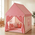 thumbnail image 1 of SweHouse Kids Play Tent, Indoor Outdoor Large Princess Fairy Playhouse, Play Castle Gift Toy for Toddler Girls Children(Pink), 1 of 6