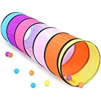 SweHouse Kids Play Tunnel Toys for 1-3 Years Toddlers Colorful Baby Tent Tube with Breathable Mesh Indoor Outdoor