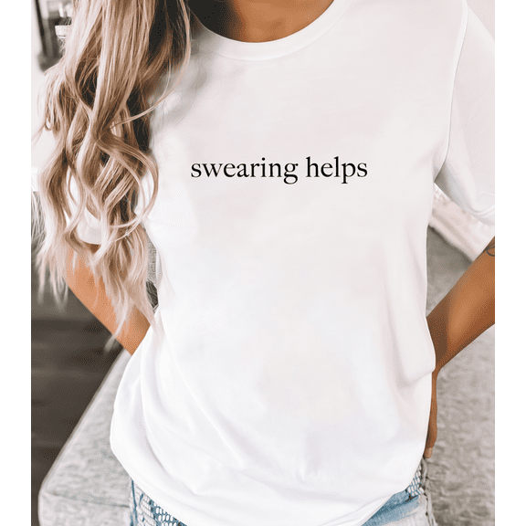 Swearing Humor Graphic Tee Funny Casual Short Sleeve Print T-Shirt for Men & Women Sarcastic Tops